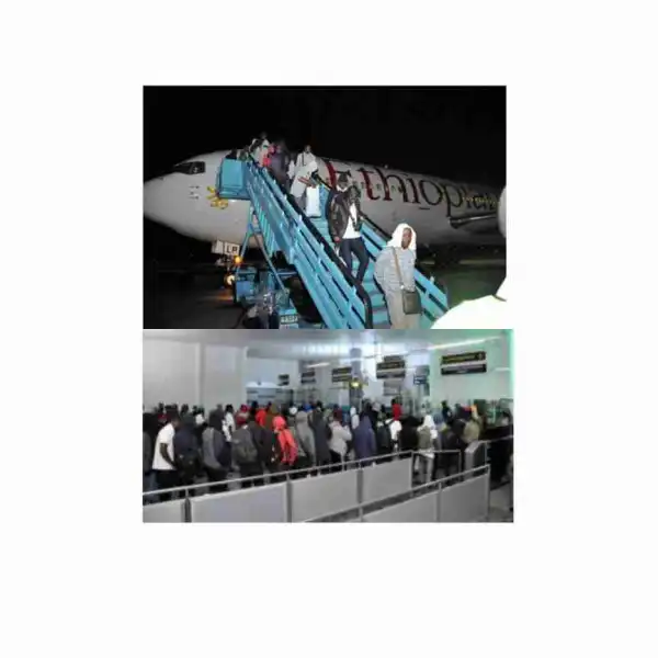 155 Nigerians Who Were In Russia Are Back In Abuja (Photos)